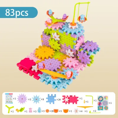 83PCS Building Block Set Diy Toy (Battery operated 1 Motor)